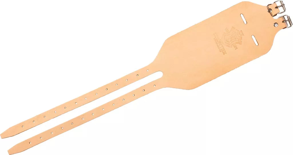 NAPULŚNIK SKÓRZANY 10 CM BEŻOWY