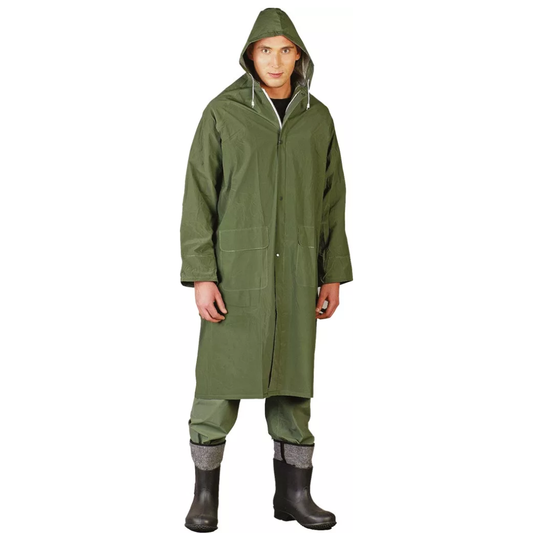 PŁASZCZ PRZECIWDESZCZOWY WZMACNIANY ŻÓŁTY PPD