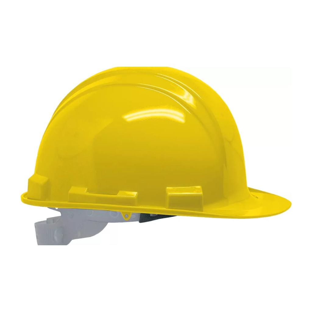 HEŁM OCHRONNY KASK REGULOWANY HDPE ŻÓŁTY KASPE