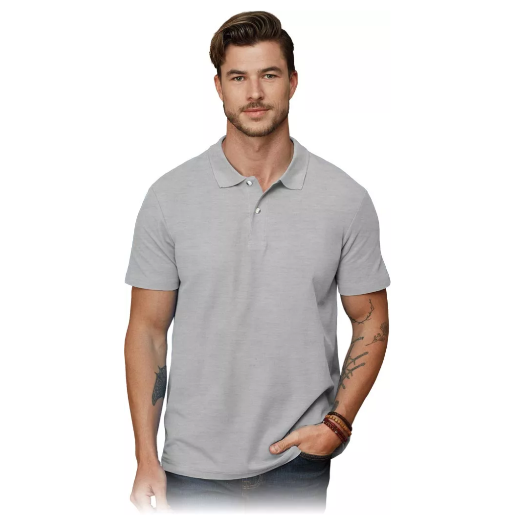 KOSZULKA POLO BAWEŁNA 100% GRANAT