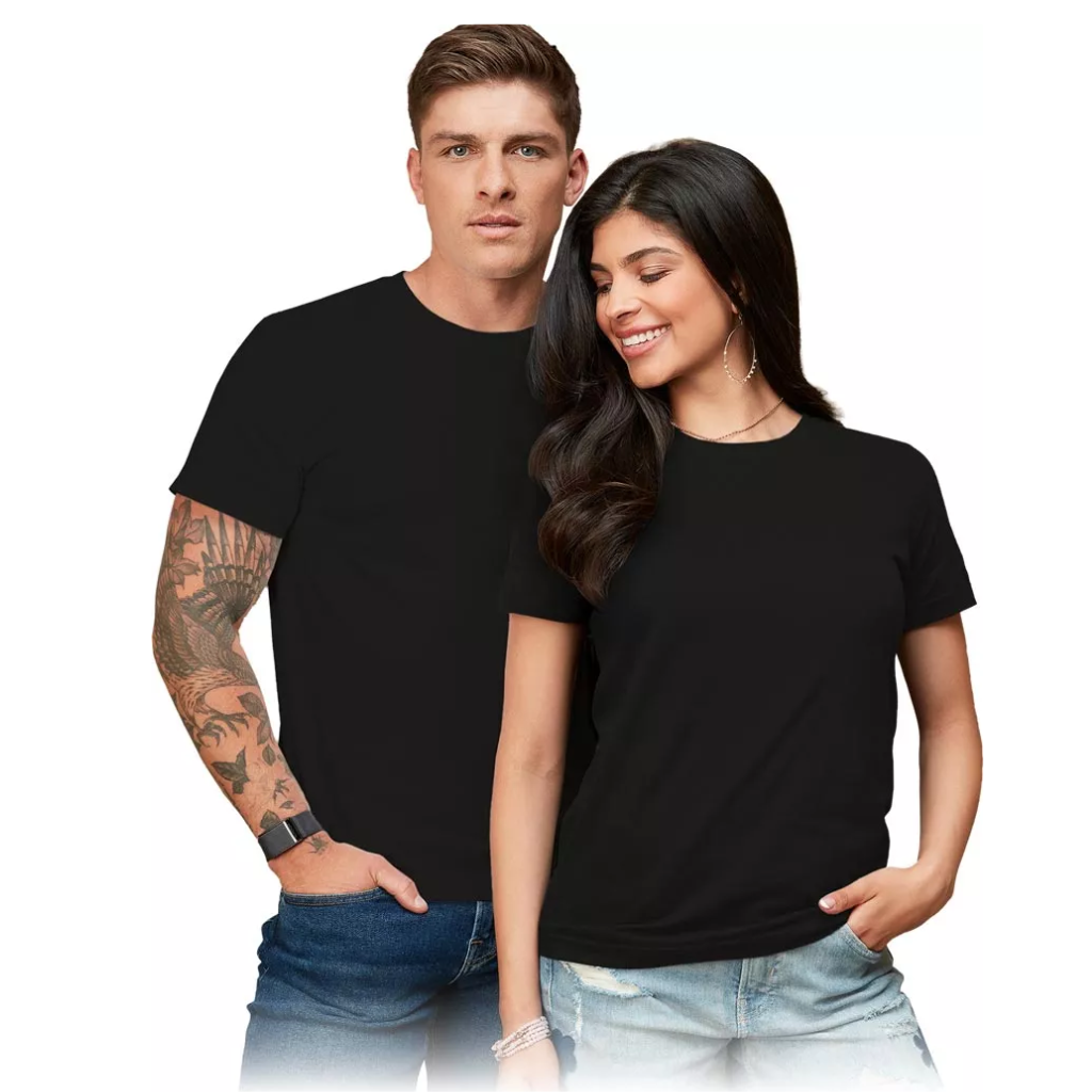 KOSZULKA T-SHIRT BAWEŁNA 100% CZARNA