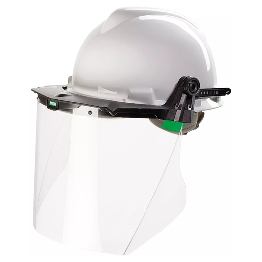 HEŁM DLA ELEKTRYKA Z SZYBKĄ OCHRONNĄ