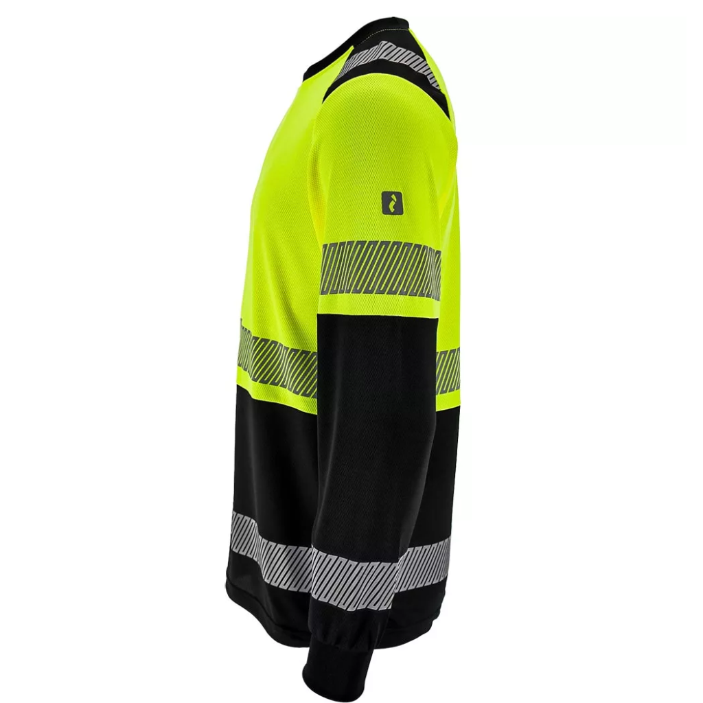 KOSZULKA ODBLASKOWA LONGSLEEVE OSTRZEGAWCZY IGUANA