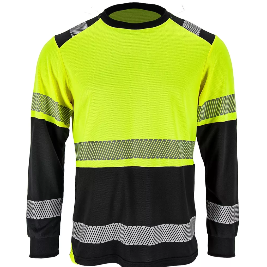 KOSZULKA ODBLASKOWA LONGSLEEVE OSTRZEGAWCZY IGUANA