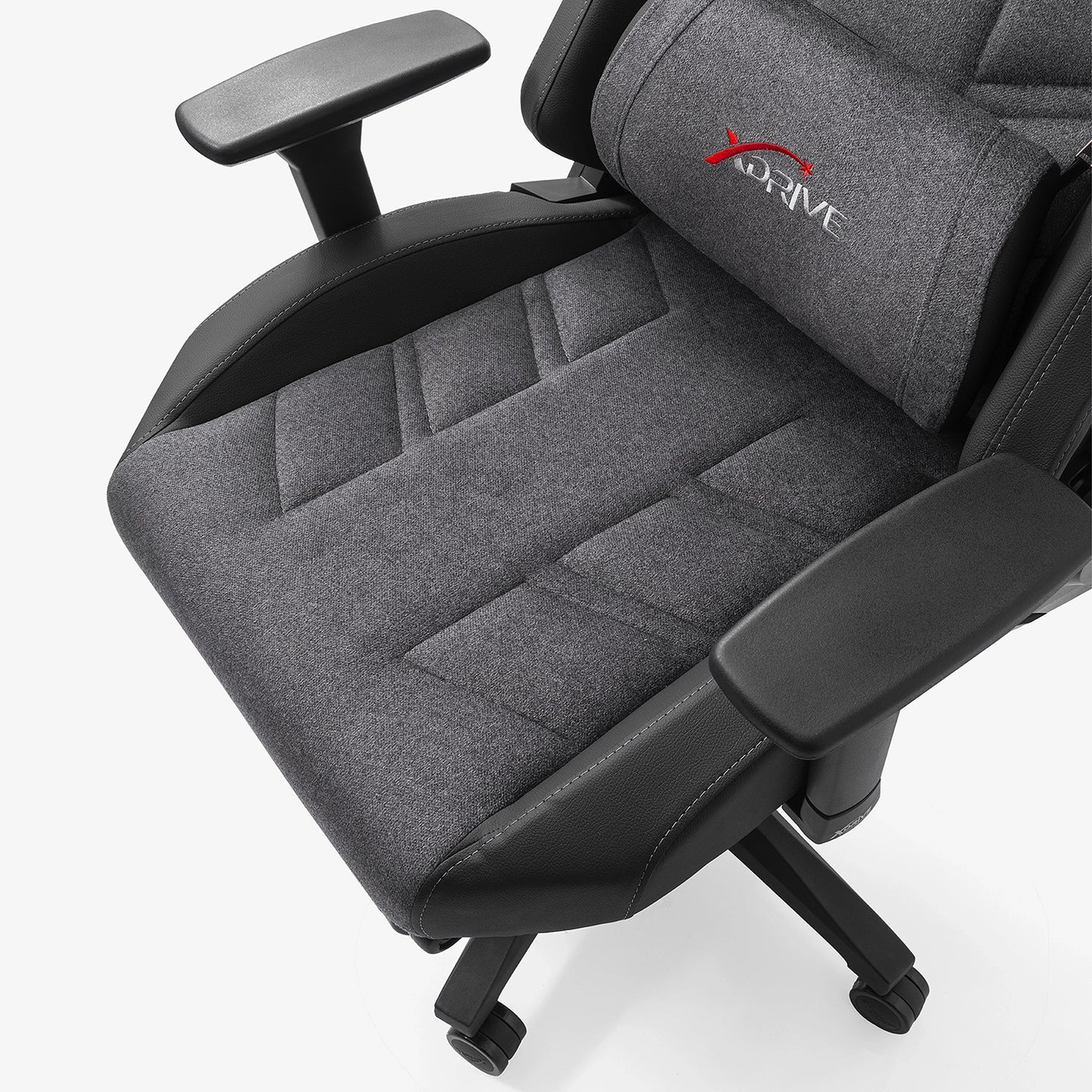 xDrive Fırtına Fotel gamingowy z funkcją masażu i rozciągania stóp, szary/czarny