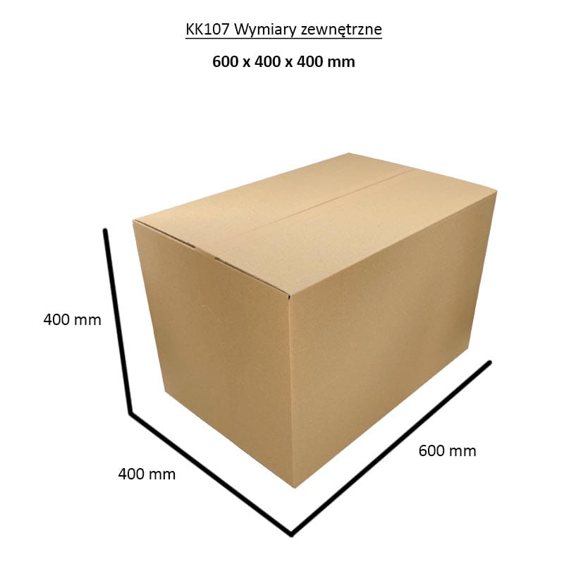 Karton klapowy 600x400x400 mm 5-warstwowy - KK 107