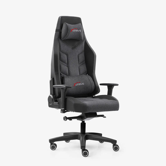 Fotel gamingowy xDrive Fırtına Professional w kolorze szarym/czarnym